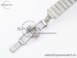 Santos de Cartier 35mm SS 2018 BVF 1:1 Best Edition White Dial on SS SmartLinks Bracelet MIYOTA 9015 V2 - Image 19