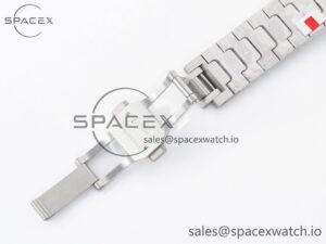 Santos de Cartier 35mm SS 2018 BVF 1:1 Best Edition White Dial on SS SmartLinks Bracelet MIYOTA 9015 V2 - Image 20