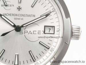 Overseas 4500V SS MKSF 1:1 Best Edition White Dial on Black Rubber Strap A5100 - Image 10
