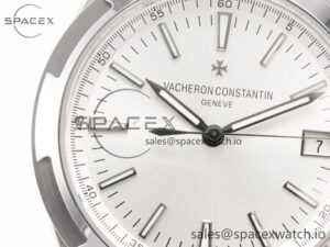 Overseas 4500V SS MKSF 1:1 Best Edition White Dial on Black Rubber Strap A5100 - Image 9