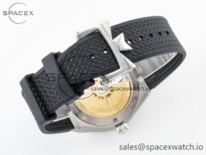 Overseas 4500V SS MKSF 1:1 Best Edition White Dial on Black Rubber Strap A5100 - Image 14