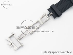 Overseas 4500V SS MKSF 1:1 Best Edition White Dial on Black Rubber Strap A5100 - Image 25