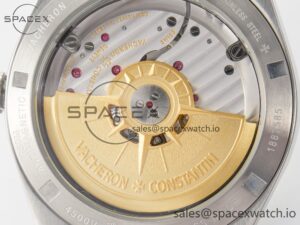 Overseas 4500V SS MKSF 1:1 Best Edition White Dial on Black Rubber Strap A5100 - Image 16