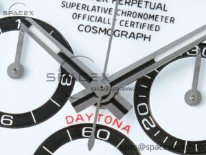 Daytona 126500 Panda Clean 1:1 Best Edition 904L SS Case and Bracelet White Dial SH4131 - Image 10
