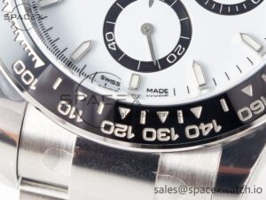 Daytona 126500 Panda Clean 1:1 Best Edition 904L SS Case and Bracelet White Dial SH4131 - Image 12