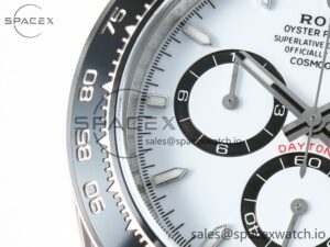 Daytona 126500 Panda Clean 1:1 Best Edition 904L SS Case and Bracelet White Dial SH4131 - Image 9