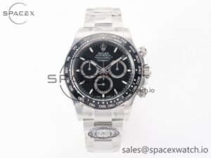 Daytona 126500 Clean 1:1 Best Edition 904L SS Case and Bracelet Black Dial SH4131