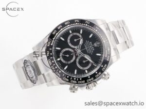 Daytona 126500 Clean 1:1 Best Edition 904L SS Case and Bracelet Black Dial SH4131 - Image 7