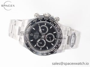 Daytona 126500 Clean 1:1 Best Edition 904L SS Case and Bracelet Black Dial SH4131 - Image 8