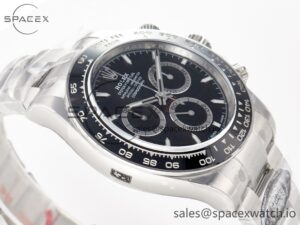 Daytona 126500 Clean 1:1 Best Edition 904L SS Case and Bracelet Black Dial SH4131 - Image 6