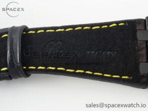 Royal Oak Offshore Bumble Bee Forged Carbon 1:1 JF Best Edition on Leather Strap A7750 w/ Cyclops & DW Mod - Image 19