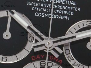 Daytona 126500 Clean 1:1 Best Edition 904L SS Case and Bracelet Black Dial SH4131 - Image 10