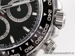 Daytona 126500 Clean 1:1 Best Edition 904L SS Case and Bracelet Black Dial SH4131 - Image 11
