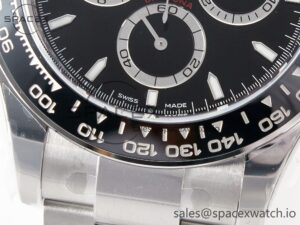 Daytona 126500 Clean 1:1 Best Edition 904L SS Case and Bracelet Black Dial SH4131 - Image 12