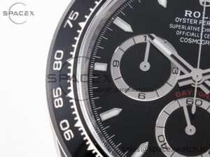 Daytona 126500 Clean 1:1 Best Edition 904L SS Case and Bracelet Black Dial SH4131 - Image 9