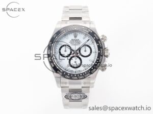 Daytona 126500 Panda Clean 1:1 Best Edition 904L SS Case and Bracelet White Dial SH4131