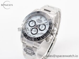 Daytona 126500 Panda Clean 1:1 Best Edition 904L SS Case and Bracelet White Dial SH4131 - Image 4