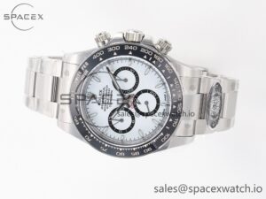 Daytona 126500 Panda Clean 1:1 Best Edition 904L SS Case and Bracelet White Dial SH4131 - Image 8