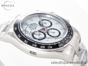 Daytona 126500 Panda Clean 1:1 Best Edition 904L SS Case and Bracelet White Dial SH4131 - Image 6