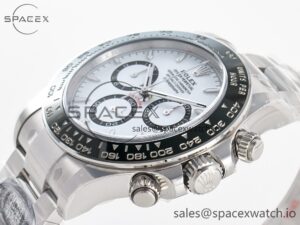 Daytona 126500 Panda Clean 1:1 Best Edition 904L SS Case and Bracelet White Dial SH4131 - Image 5