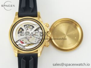 Daytona 126518 Clean YG 1:1 Best Edition YG Dial on Oysterflex Rubber Strap SH4131 - Image 18