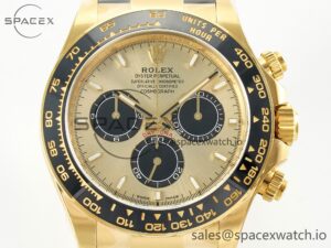 Daytona 126518 Clean YG 1:1 Best Edition YG Dial on Oysterflex Rubber Strap SH4131 - Image 2
