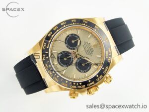Daytona 126518 Clean YG 1:1 Best Edition YG Dial on Oysterflex Rubber Strap SH4131 - Image 7