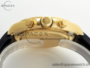 Daytona 126518 Clean YG 1:1 Best Edition YG Dial on Oysterflex Rubber Strap SH4131 - Image 15