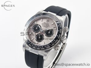 Daytona 126519 Clean 1:1 Best Edition Grey Dial on Oysterflex Rubber Strap SH4131 - Image 4