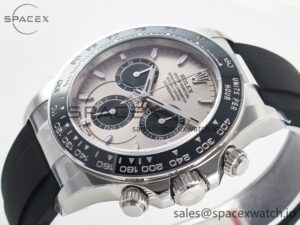 Daytona 126519 Clean 1:1 Best Edition Grey Dial on Oysterflex Rubber Strap SH4131 - Image 5