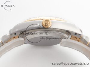 DateJust 36 126231 Clean 1:1 Best Edition 904L Steel Black Diamonds Dial on SS/RG Jubilee Bracelet VR3235 - Image 14