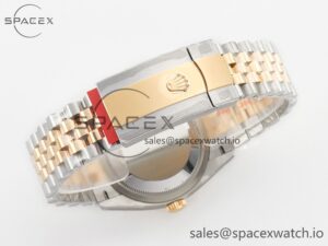 DateJust 36 126231 Clean 1:1 Best Edition 904L Steel Black Diamonds Dial on SS/RG Jubilee Bracelet VR3235 - Image 15
