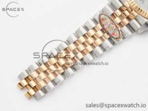 DateJust 36 126231 Clean 1:1 Best Edition 904L Steel Black Diamonds Dial on SS/RG Jubilee Bracelet VR3235 - Image 25