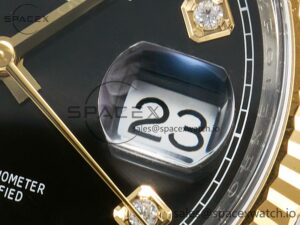 DateJust 36 126233 Clean 1:1 Best Edition 904L Steel Black Diamonds Dial on SS/YG Jubilee Bracelet VR3235 - Image 11