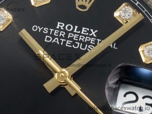 DateJust 36 126233 Clean 1:1 Best Edition 904L Steel Black Diamonds Dial on SS/YG Jubilee Bracelet VR3235 - Image 9