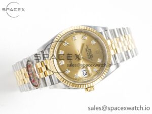DateJust 36 126233 Clean 1:1 Best Edition 904L Steel YG Diamonds Dial on SS/YG Jubilee Bracelet VR3235 - Image 7