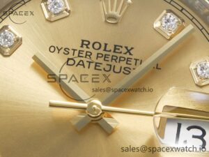 DateJust 36 126233 Clean 1:1 Best Edition 904L Steel YG Diamonds Dial on SS/YG Jubilee Bracelet VR3235 - Image 9