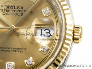 DateJust 36 126233 Clean 1:1 Best Edition 904L Steel YG Diamonds Dial on SS/YG Jubilee Bracelet VR3235 - Image 11