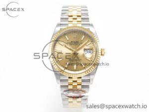 DateJust 36 126233 Clean 1:1 Best Edition 904L Steel YG Stick Dial on SS/YG Jubilee Bracelet VR3235