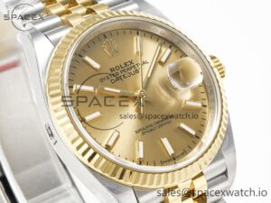 DateJust 36 126233 Clean 1:1 Best Edition 904L Steel YG Stick Dial on SS/YG Jubilee Bracelet VR3235 - Image 3