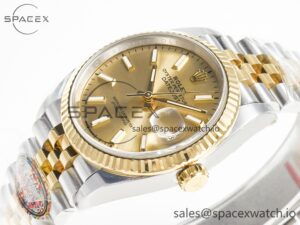 DateJust 36 126233 Clean 1:1 Best Edition 904L Steel YG Stick Dial on SS/YG Jubilee Bracelet VR3235 - Image 5