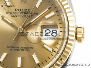 DateJust 36 126233 Clean 1:1 Best Edition 904L Steel YG Stick Dial on SS/YG Jubilee Bracelet VR3235 - Image 11