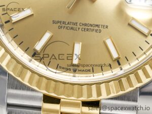 DateJust 36 126233 Clean 1:1 Best Edition 904L Steel YG Stick Dial on SS/YG Jubilee Bracelet VR3235 - Image 12