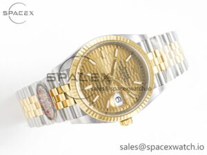 DateJust 36 126233 Clean 1:1 Best Edition 904L Steel YG Textured Stick Dial on SS/YG Jubilee Bracelet VR3235 - Image 7