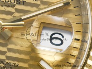 DateJust 36 126233 Clean 1:1 Best Edition 904L Steel YG Textured Stick Dial on SS/YG Jubilee Bracelet VR3235 - Image 11