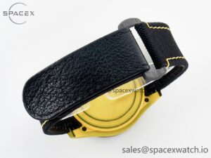 Daytona DIW Yellow Carbon N6F 1:1 Best Edition Yellow/Black Dial on Black Nylon Strap SA4130 V2 - Image 16