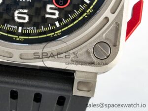 BR03-94 Chrono BRSF 1:1 Best Edition Carbon Dial on Black Rubber Strap A7750 - Image 13