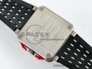 BR03-94 Chrono BRSF 1:1 Best Edition Carbon Dial on Black Rubber Strap A7750 - Image 17