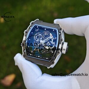 1: 1. Customized Best Version RM-055 White Ceramic, Titanium Rubber Inner Shell, Vaucher RMUL2 Super Movement, White Rubber Strap, Titanium Buckle - Image 12