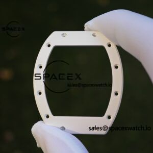 1: 1. Customized Best Version RM-055 White Ceramic, Titanium Rubber Inner Shell, Vaucher RMUL2 Super Movement, White Rubber Strap, Titanium Buckle - Image 3